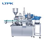 Automatic carousel filling capping machine