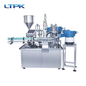 Automatic carousel filling capping machine