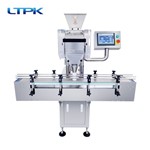 Fully automatic tablet capsule electronic counting machine with 8 channels
