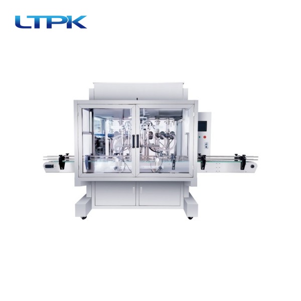 Linear 6-head servo filling machine