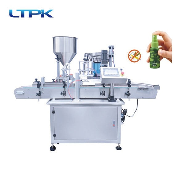 3-in-1 filling and capping machine