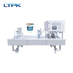 6 Noddle cups sealing machine(pre-cut lid)